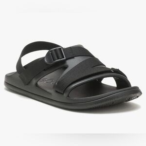 CHACO CHILLOS MENS BLACK SLIDES ADJUSTABLE SPORTS SANDAL WITH HEEL STRAP SIZE 8